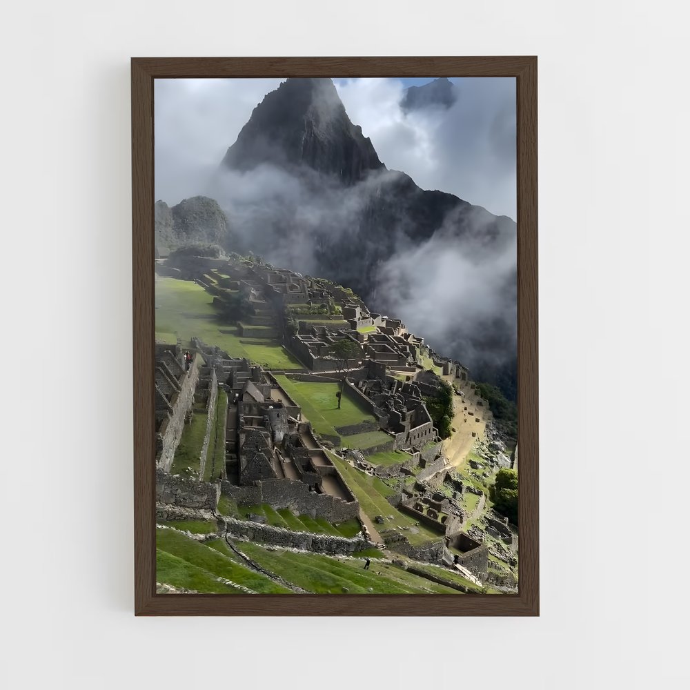 ap-machu picchu-11 cadre Bois foncé