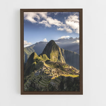 ap-machu picchu-14 cadre Bois foncé