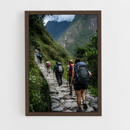 ap-machu picchu-7 cadre Bois foncé