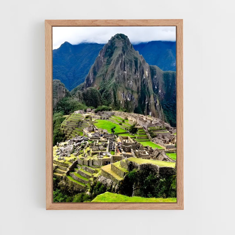 ap-machu picchu-9 cadre Bois clair