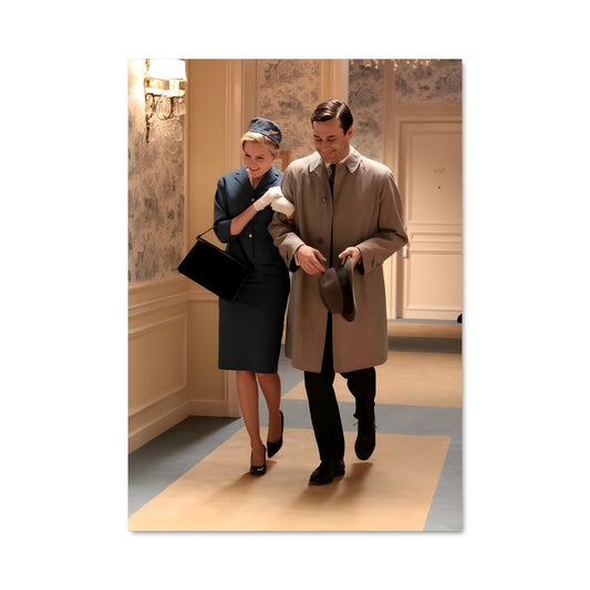 Poster Don Draper et Peggy