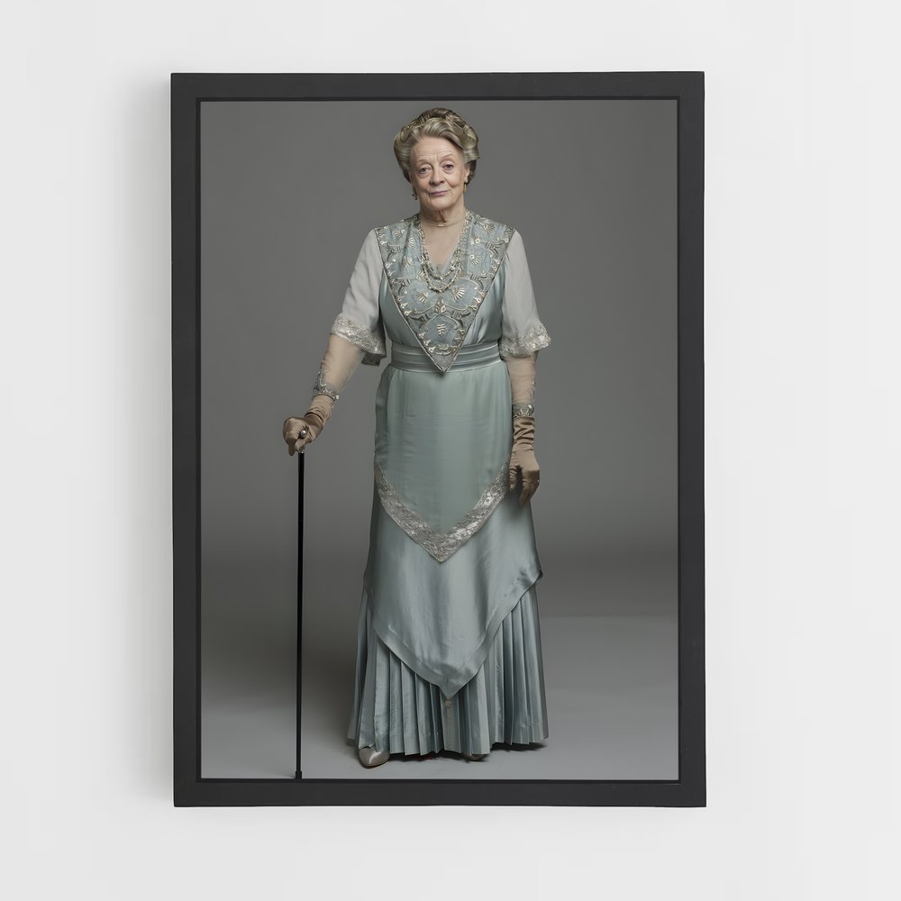 ap-maggie smith-4 cadre Noir