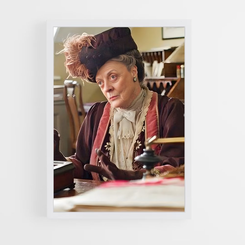 ap-maggie smith-6 cadre Blanc