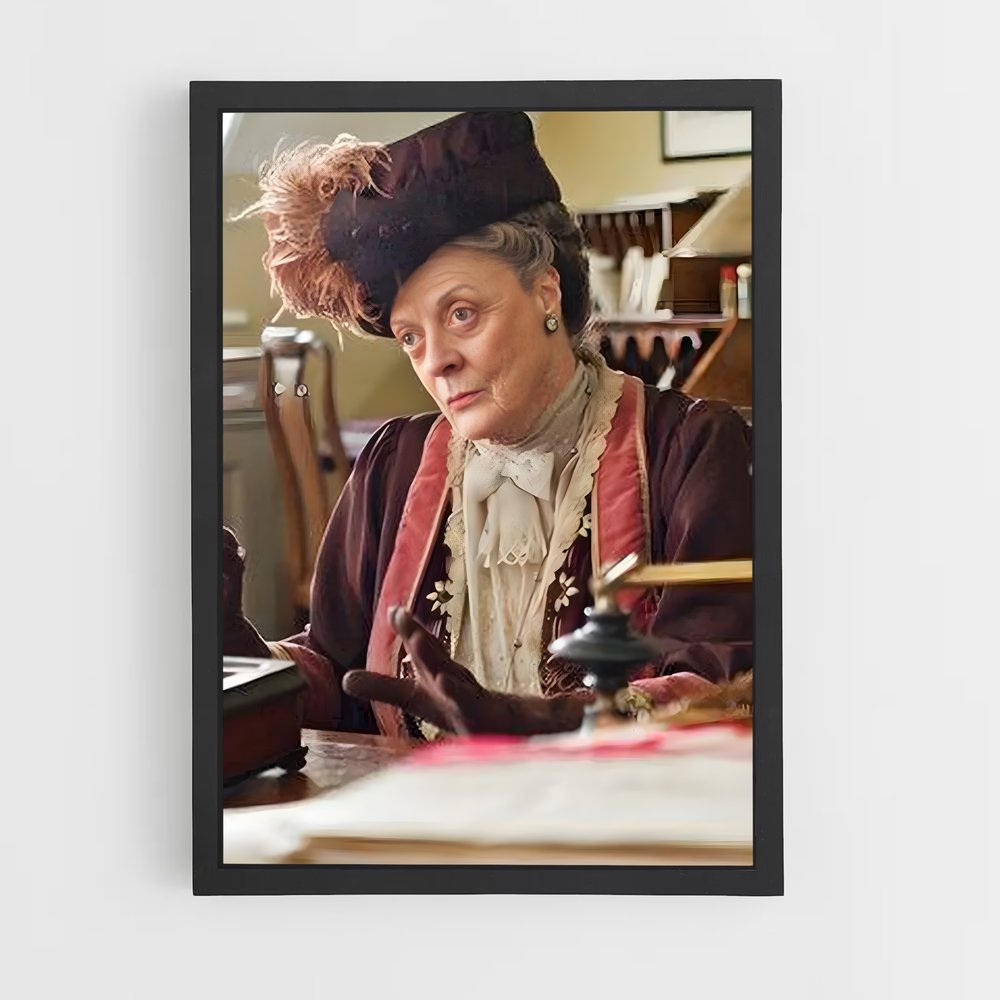 ap-maggie smith-6 cadre Noir