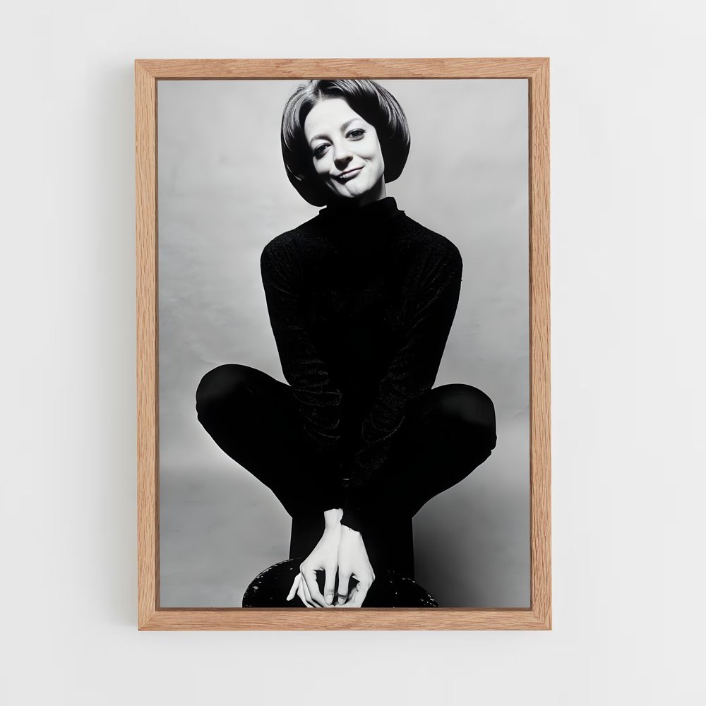 ap-maggie smith-7 cadre Bois clair