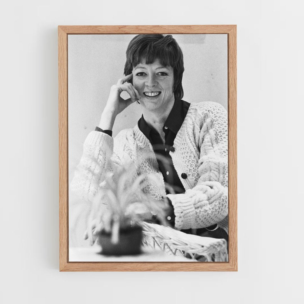 ap-maggie smith-8 cadre Bois clair