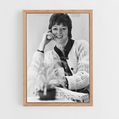 ap-maggie smith-8 cadre Bois clair