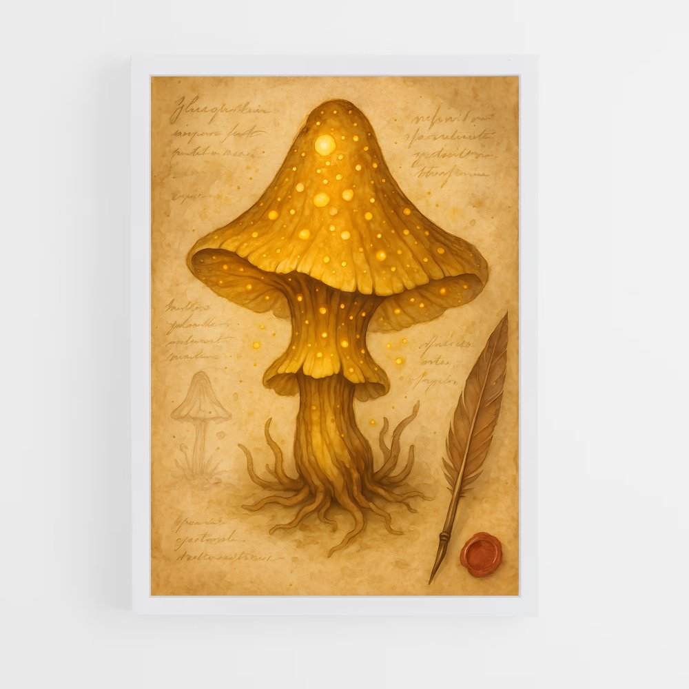 ap-magic mushroom-6 cadre Blanc