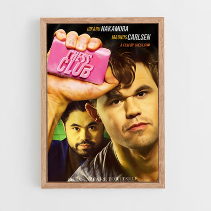 ap-magnus carlsen-1 cadre Bois clair