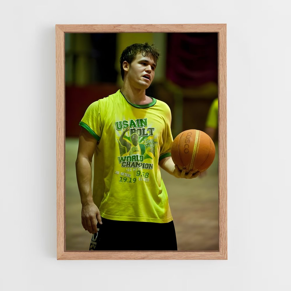 ap-magnus carlsen-3 cadre Bois clair