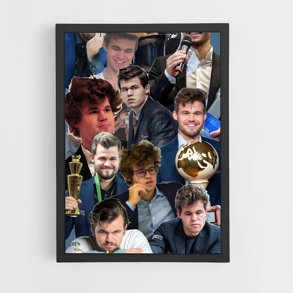 ap-magnus carlsen-4 cadre Noir