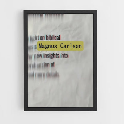 ap-magnus carlsen-6 cadre Noir