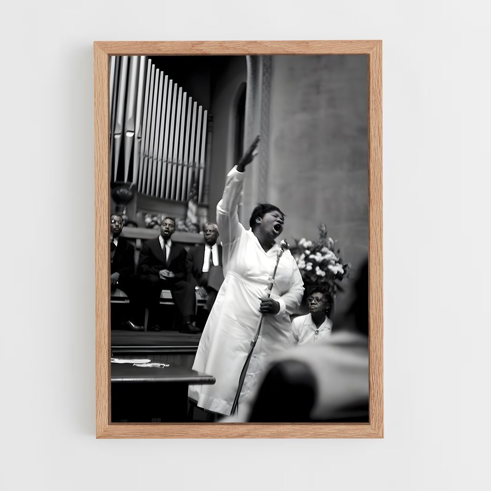 ap-mahalia jackson-1 cadre Bois clair