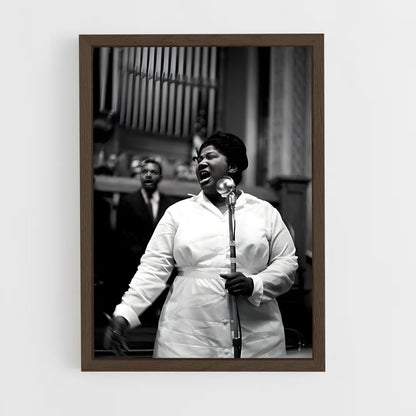ap-mahalia jackson-2 cadre Bois foncé