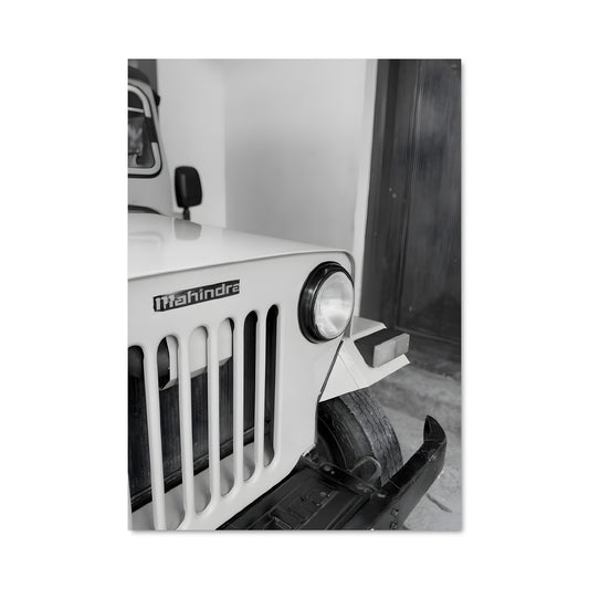 Poster Aventure en Jeep