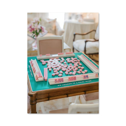 Poster Gâteau de Mahjong