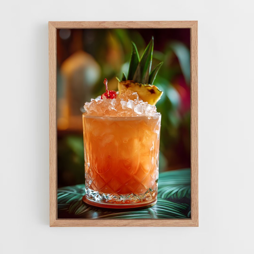 ap-mai tai-4 cadre Bois clair
