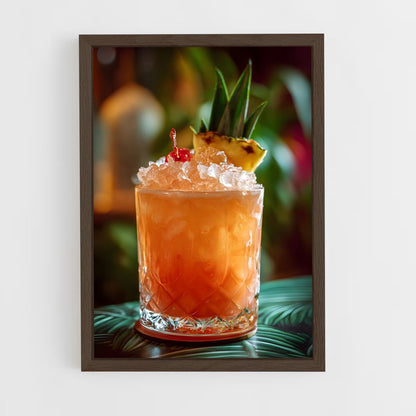 ap-mai tai-4 cadre Bois foncé