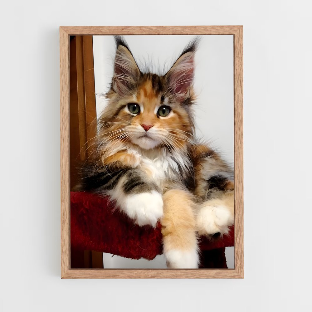 ap-maine coon-11 cadre Bois clair