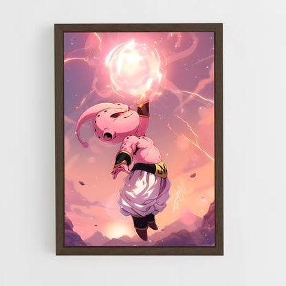 ap-majin buu-5 cadre Bois foncé