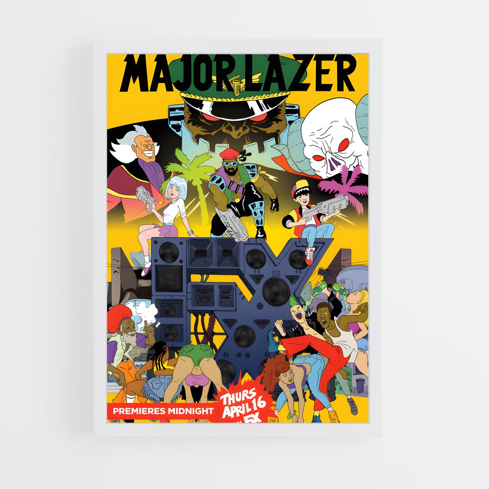 ap-major lazer-3 cadre Blanc