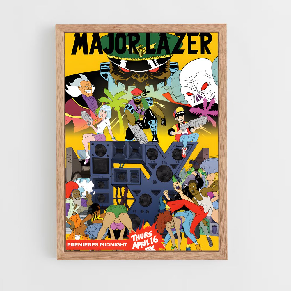 ap-major lazer-3 cadre Bois clair