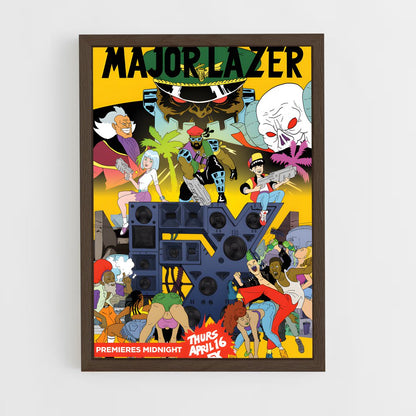 ap-major lazer-3 cadre Bois foncé