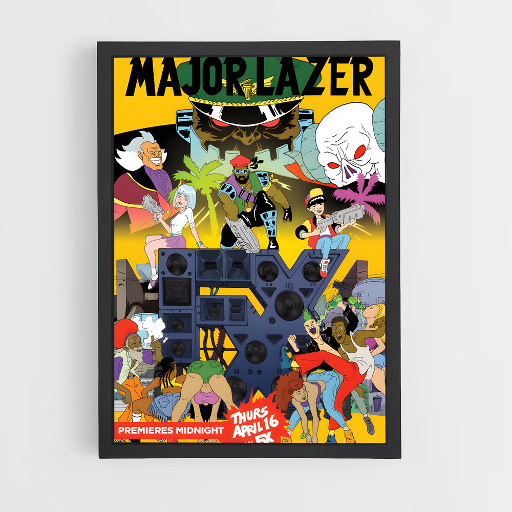 ap-major lazer-3 cadre Noir