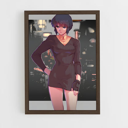 ap-major motoko kusanagi-2 cadre Bois foncé