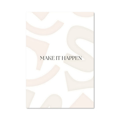 Poster Make it Happen
