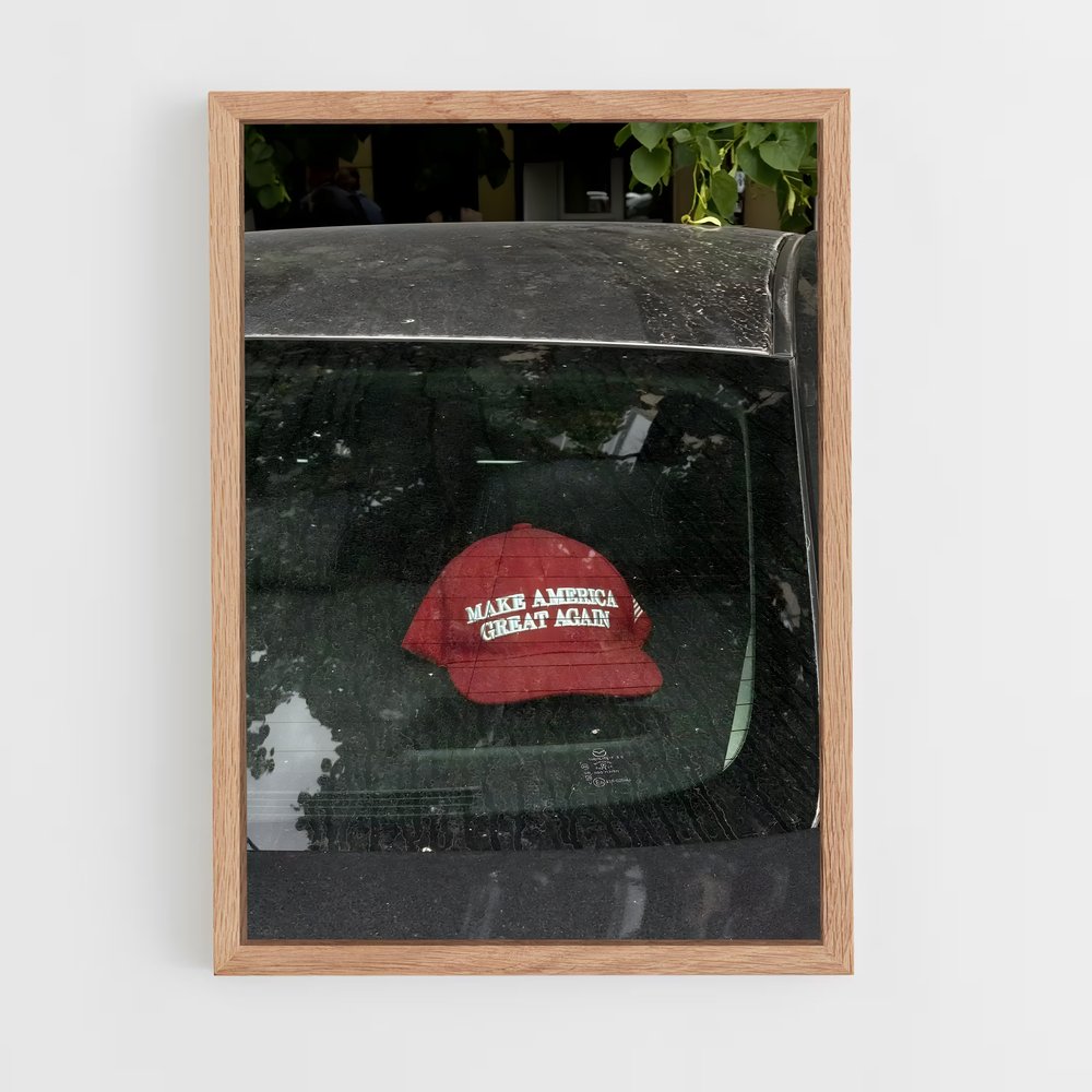 ap-make america great again-2 cadre Bois clair