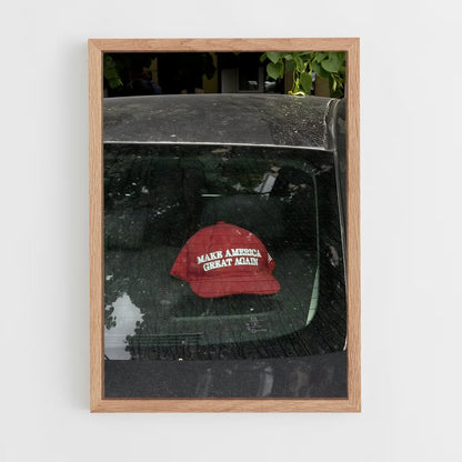 ap-make america great again-2 cadre Bois clair