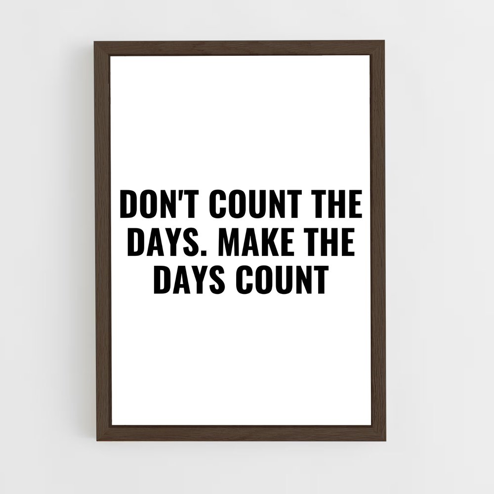 ap-make it count-2 cadre Bois foncé