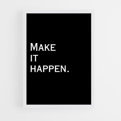 ap-make it happen-2 cadre Blanc