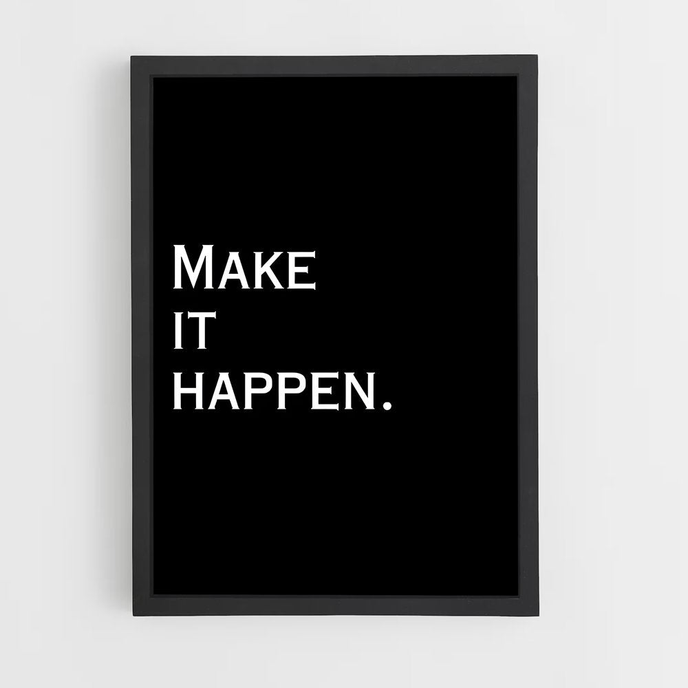 ap-make it happen-2 cadre Noir