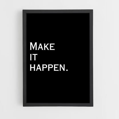 ap-make it happen-2 cadre Noir