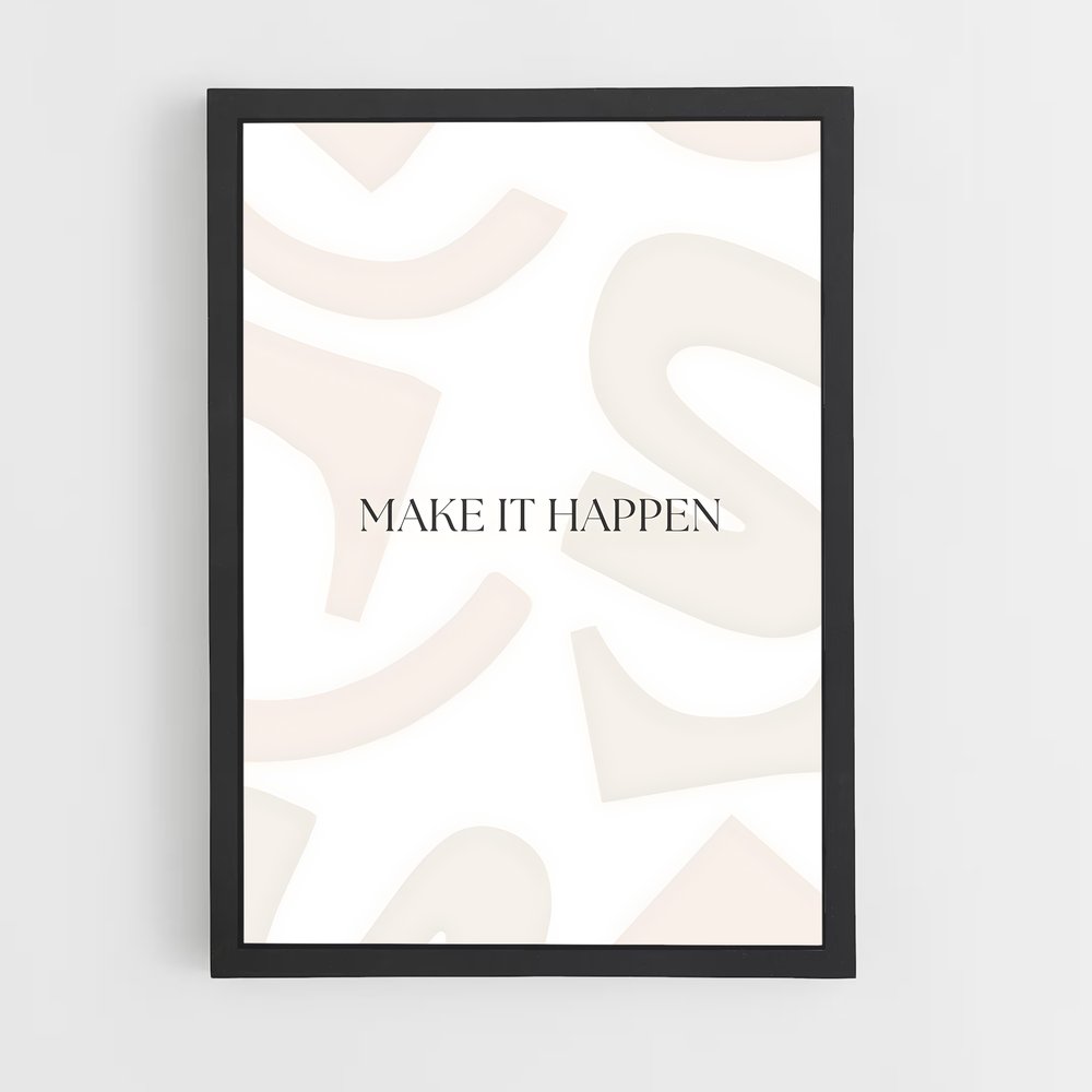 ap-make it happen-3 cadre Noir