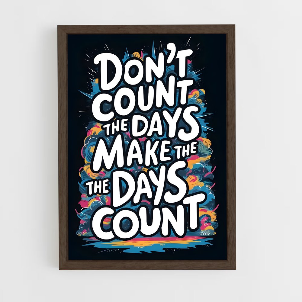 ap-make today count-1 cadre Bois foncé
