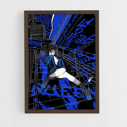ap-makoto niijima-3 cadre Bois foncé