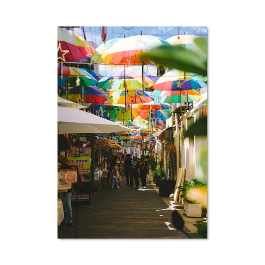 Poster Rue Colorée
