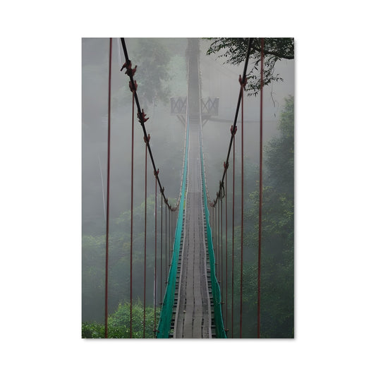 Poster Pont Suspendu Jungle