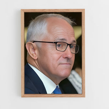 ap-malcolm turnbull-1 cadre Bois clair