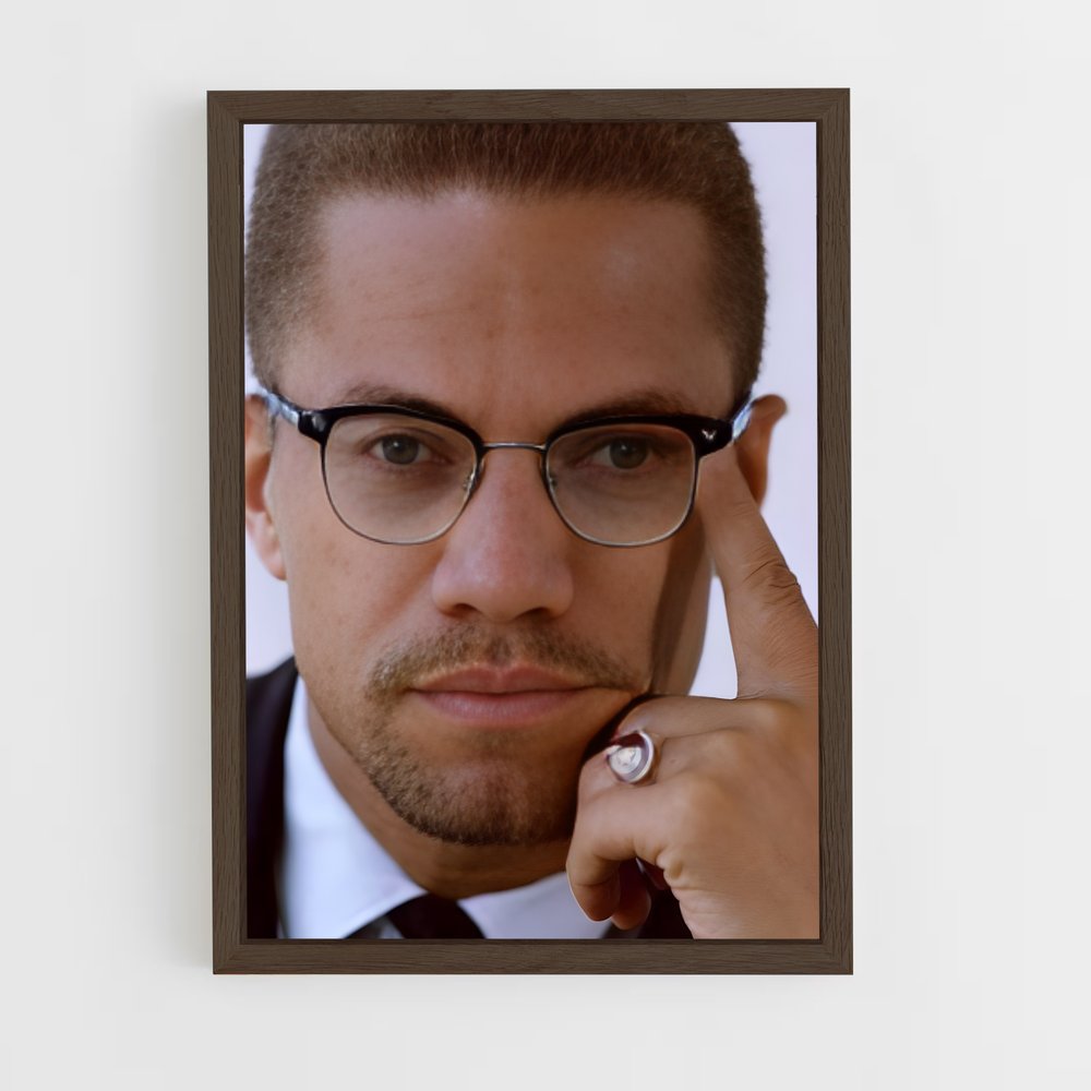 ap-malcolm x-1 cadre Bois foncé