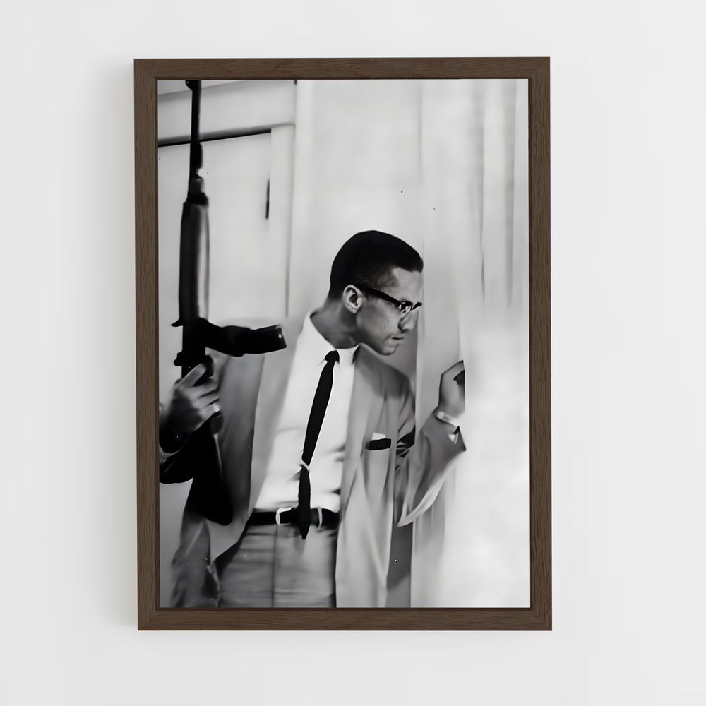 ap-malcolm x-2 cadre Bois foncé