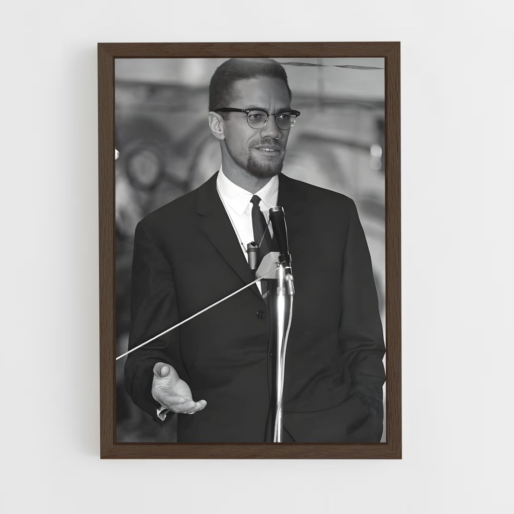 ap-malcolm x-3 cadre Bois foncé