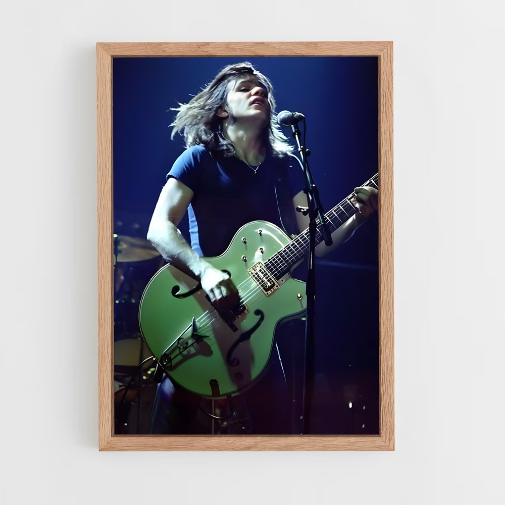 ap-malcolm young-4 cadre Bois clair