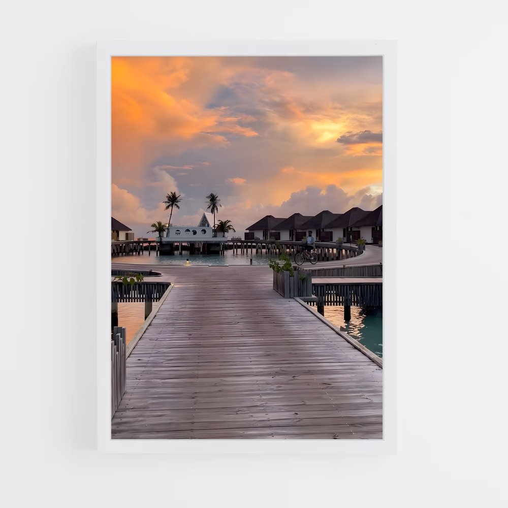 ap-maldives islands-1 cadre Blanc