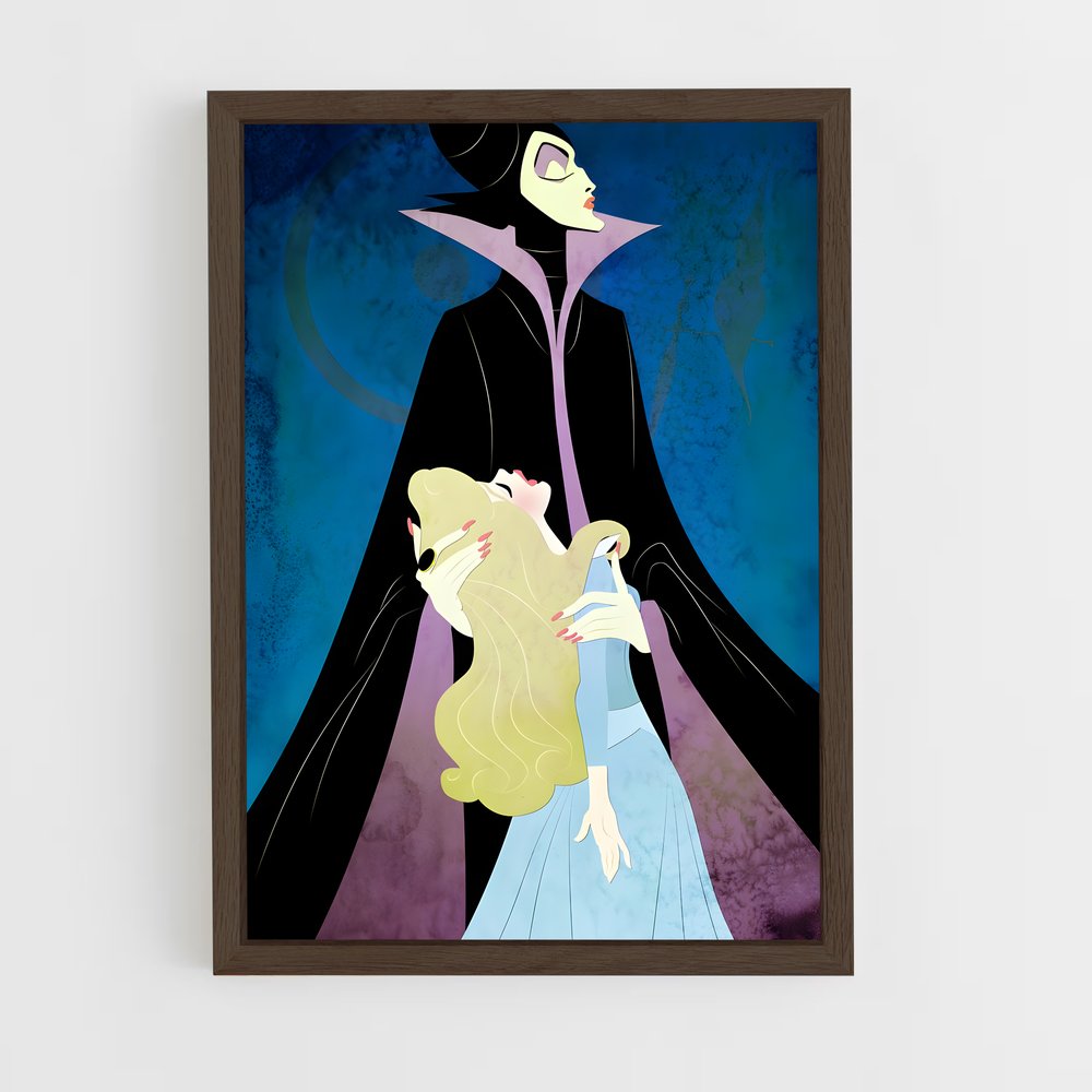 ap-maleficent-8 cadre Bois foncé
