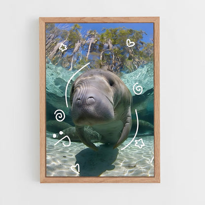 ap-manatee-4 cadre Bois clair