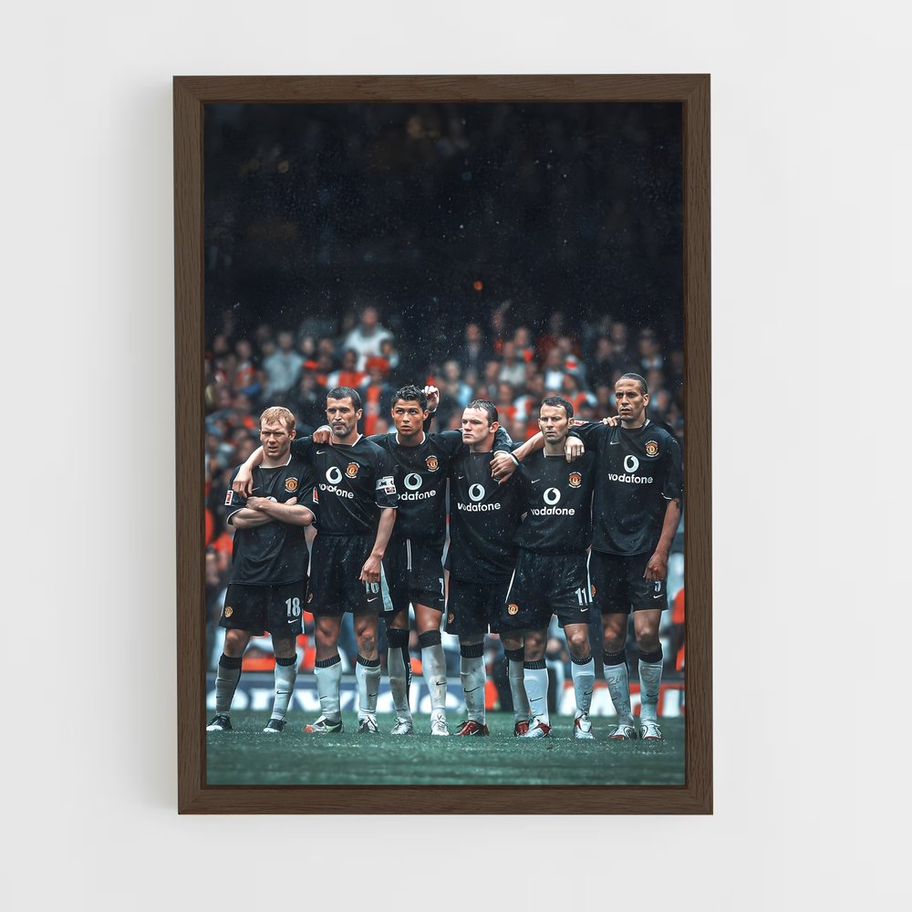 ap-manchester united fc-14 cadre Bois foncé
